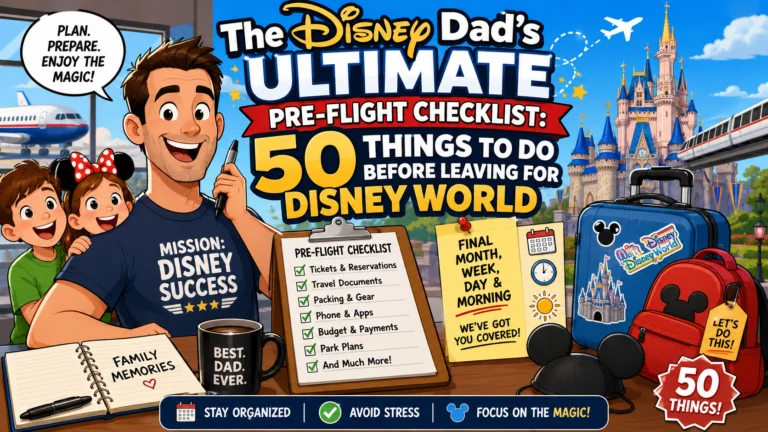 Disney World Pre-Flight Checklist for Dads
