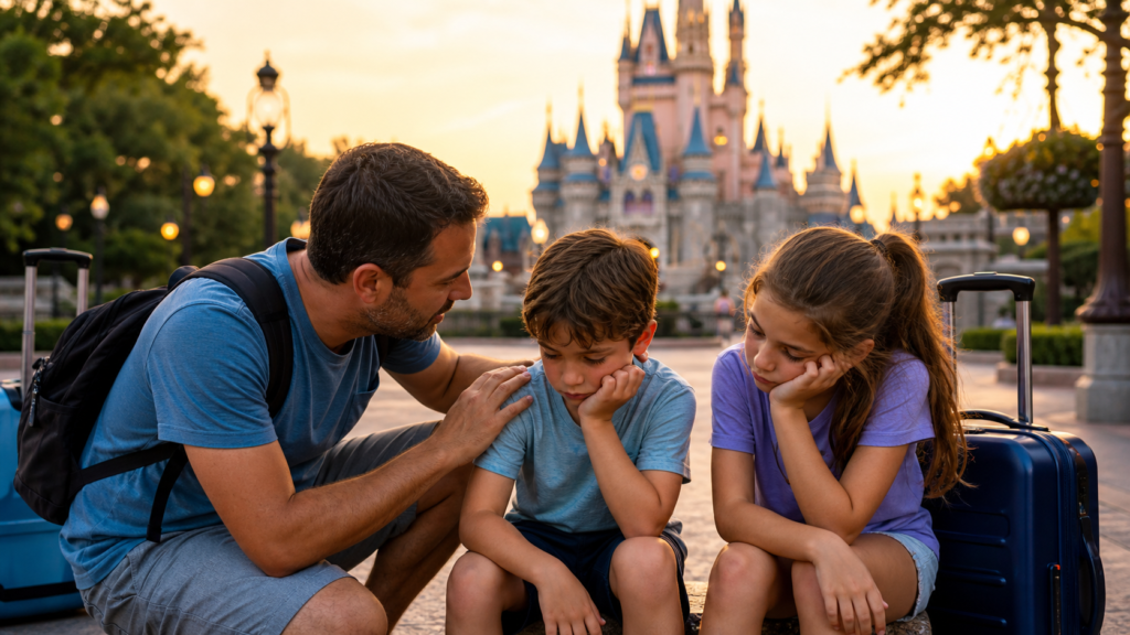 Is your child sad after a Disney World vacation? Use these practical dad-tested strategies to handle disappointment, preserve the memories, and ease back into normal life.